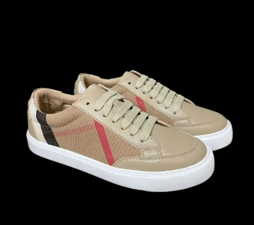Burberry House Check and Leather Sneaker Beige 2025