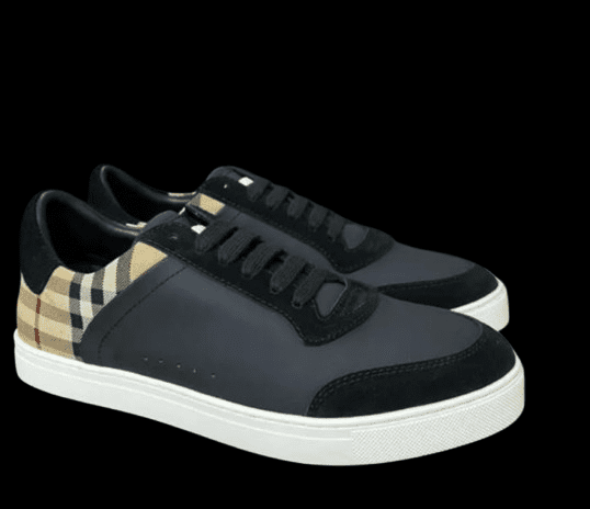 Burberry Leather And Suede Sneaker Black 2025