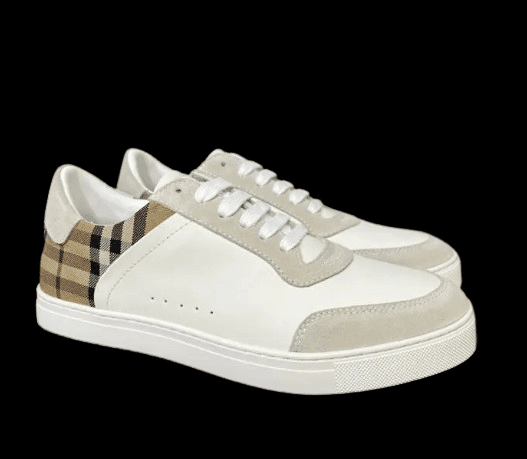 Burberry Leather And Suede Sneaker White 2025