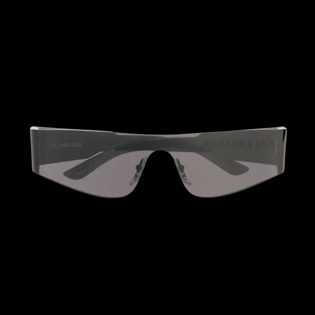 Black Mono Rectangle Sunglasses 2025