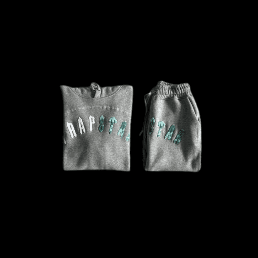 IRONGATE CHENILLE ARCH HOODIE TRACKSUIT GREY/SEA BLUE 2025