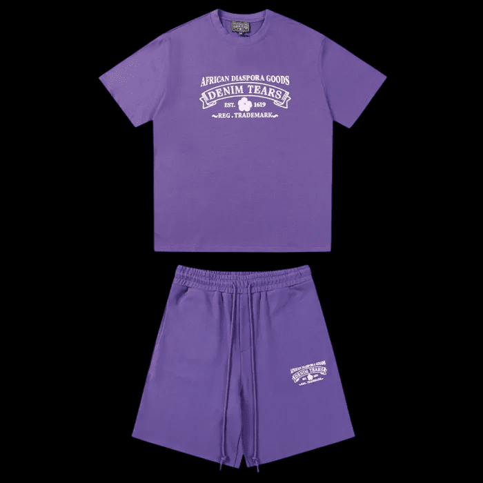 SET DENIM TEAR WASHED PURPLE 2025