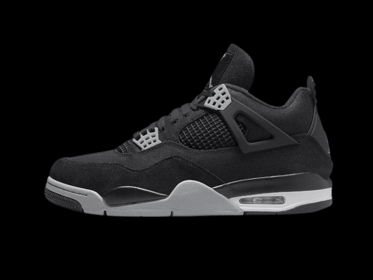 air jordan 4 Black Canvas - 40.5 2025