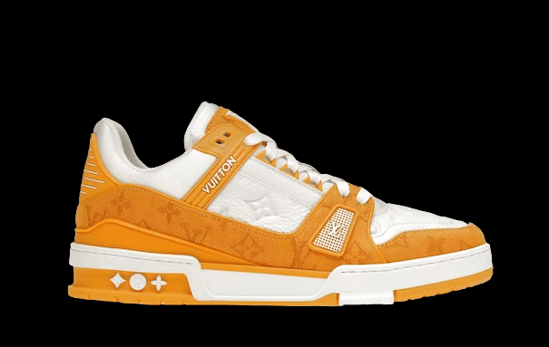 Trainer Yellow Monogram Denim White 2025