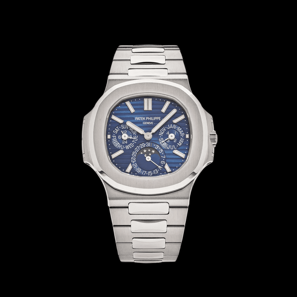 Patek Philippe Nautilus 5740/1G Perpetual Calendar Moon Phase White Gold Blue Dial (2019) 2025