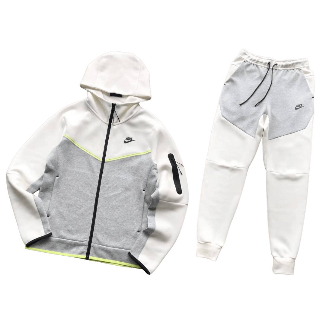 TECH FLEECE – WHITE/GREY 2025