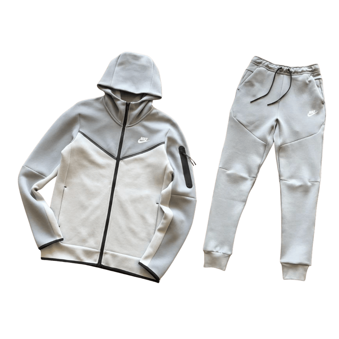 TECH FLEECE – GREY/WHITE 2025