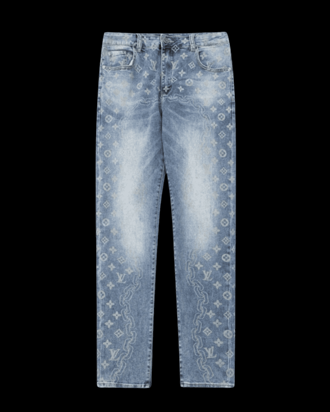 Jeans Louis Vuitton Azzurro - con loghi sfumati 2025