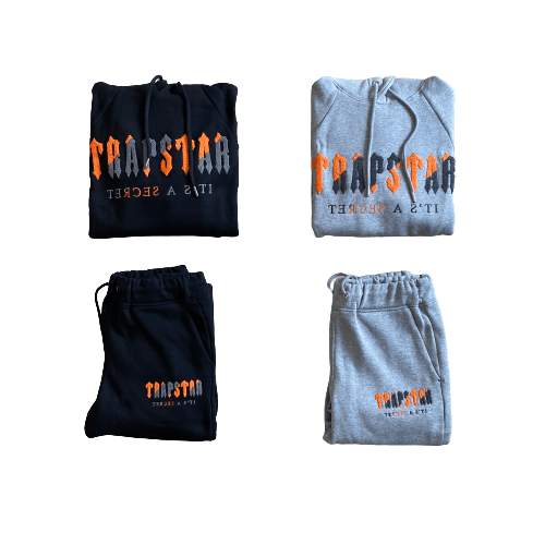T TRACKSUIT – ORANGE/GREY 2025