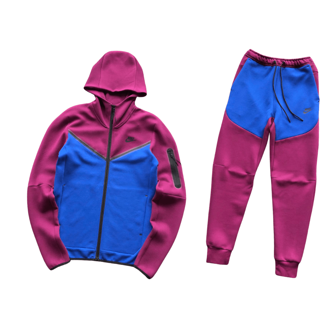 TECH FLEECE – BORDEAUX/BLUE 2025