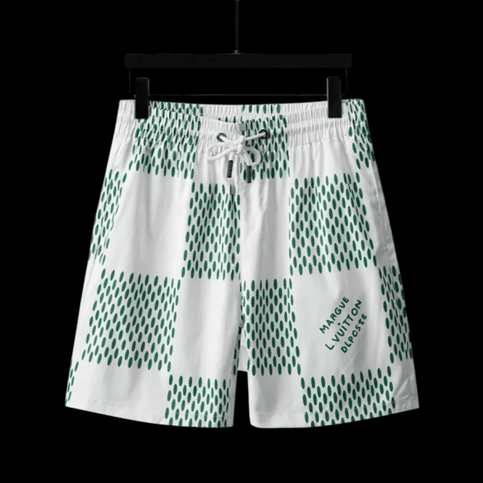 SHORT LV GREEN AND WHITE 2025