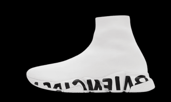 Speed Graffiti Trainers White Black 2025