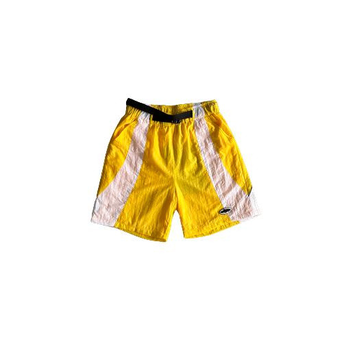 ALCATRAZ SUN & RAIN SHORTS-WHITE & YELLOW 2025