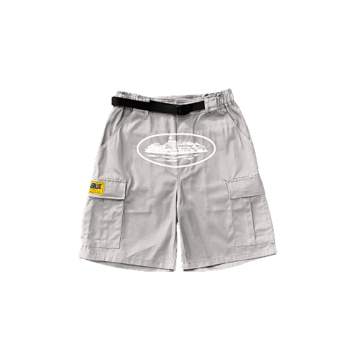 GRAY CARGO SHORTS 2025