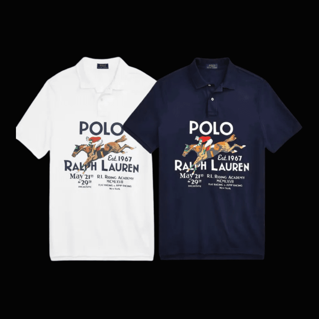 POLO RALP LAUREN BLU - BIANCO 2025