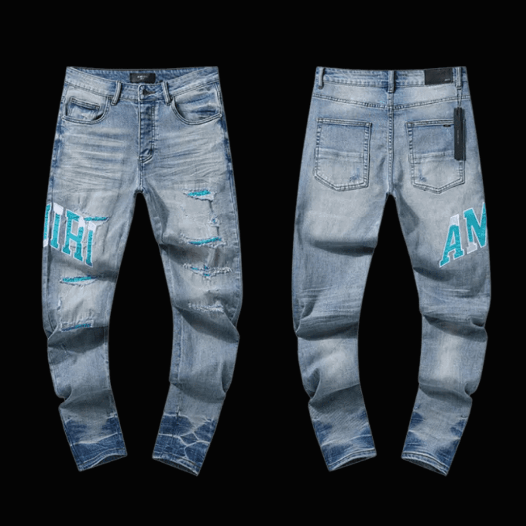 Jeans Amiri - con logo azzurro 2025