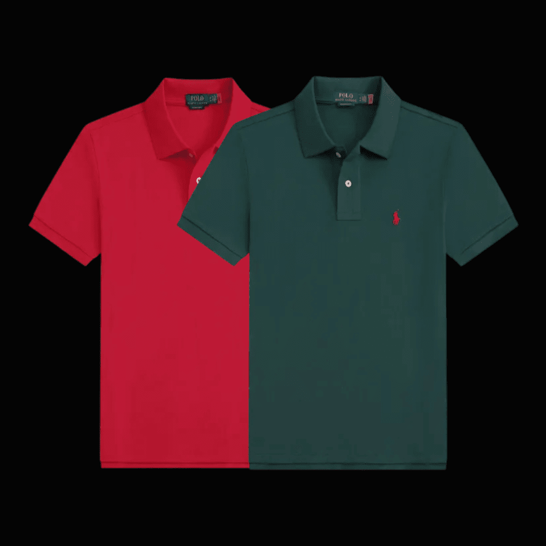 POLO RALP LAUREN VERDE - ROSSO 2025