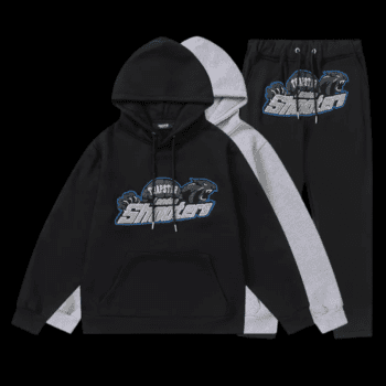 Tuta Trapstar Shooters Nera o Grigia - Logo Blu