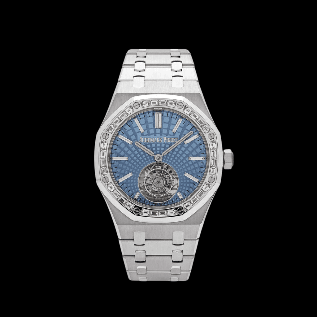 Audemars Piguet Royal Oak 26535PT.ZZ.1220PT.01 Selfwinding Flying Tourbillon Platinum Light Blue Dial 2025