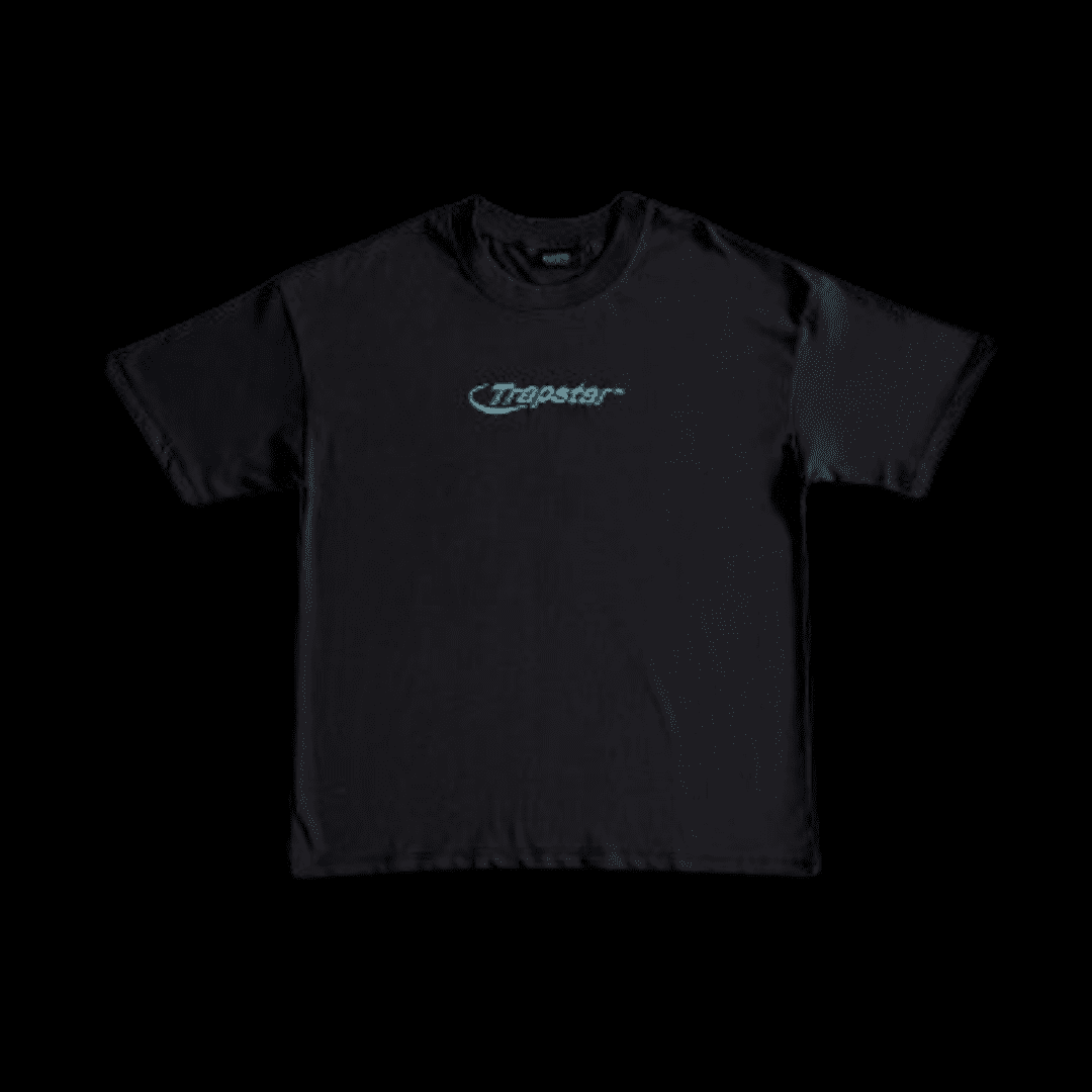 HYPERDRIVE EMBROIDERED TEE-BLACK/TURQUOISE 2025