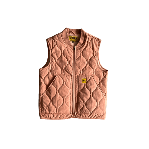 GUERILLAZ QUILTED VEST - PINK 2025