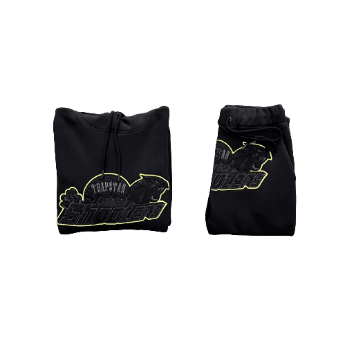 SHOOTERS HOODED TRACKSUIT - BLACK/LIME 2025