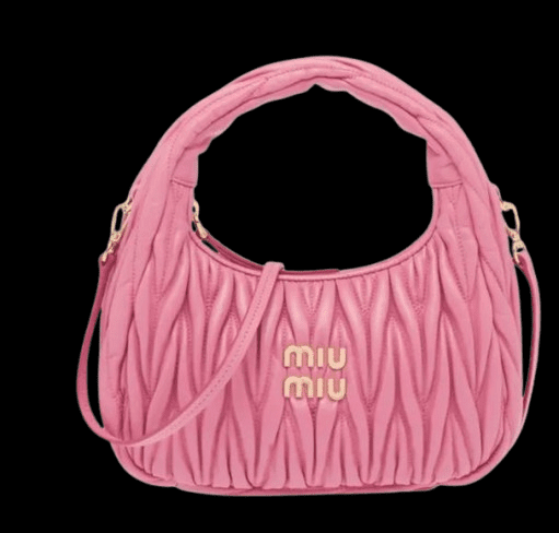 Borsa miu miu hobo Wander in nappa matelassé 2025
