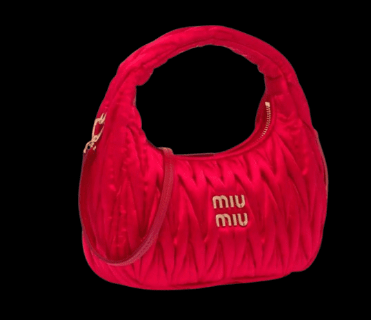 Borsa miu miu hobo Wander in nappa matelassé 2025