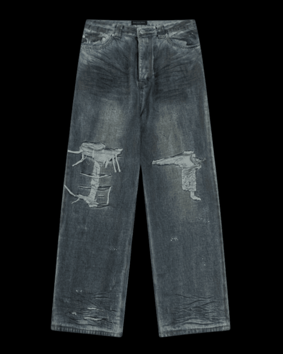 Jeans Balenciaga grigio - oversize uomo 2025