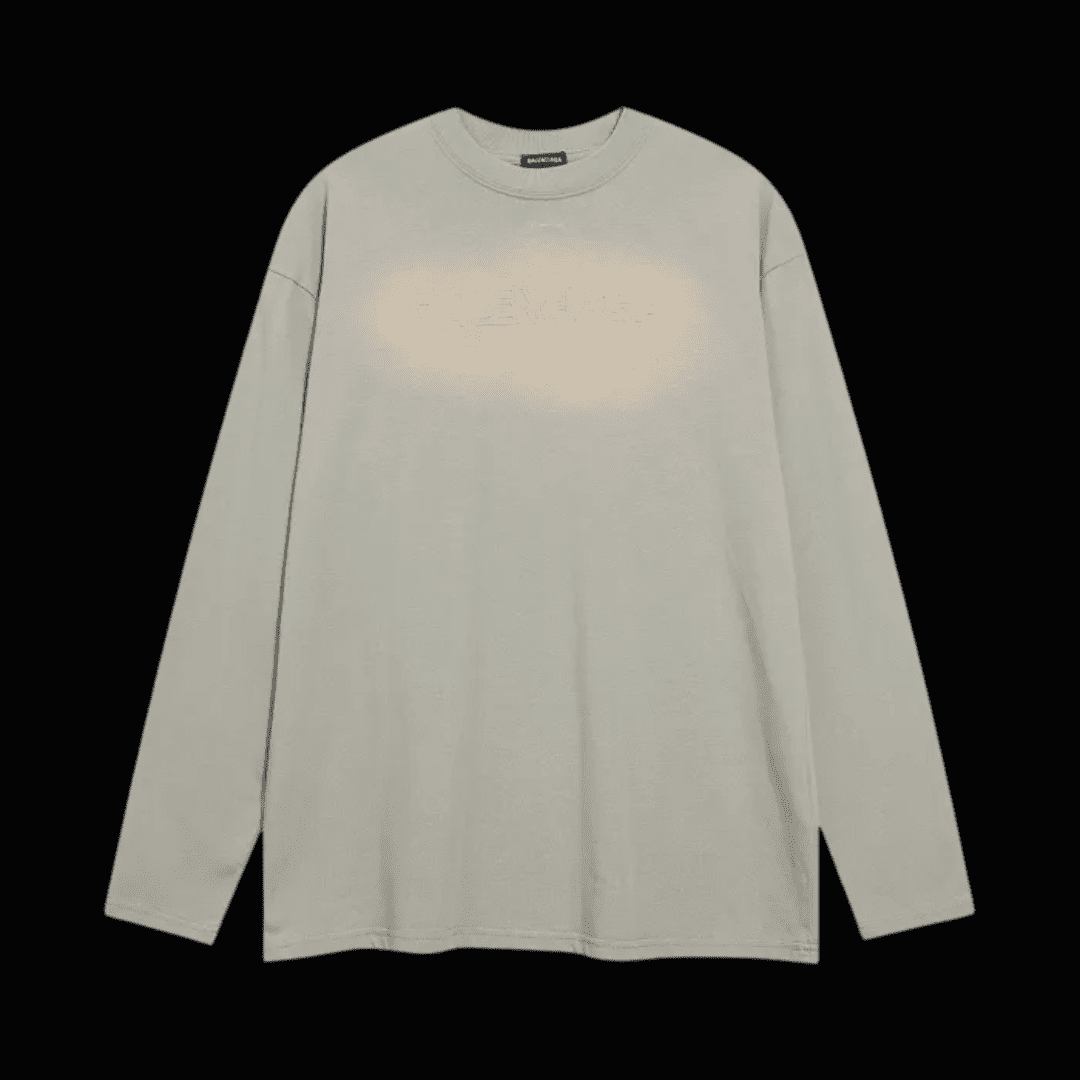 Felpa Balenciaga grigio - Oversize 2025